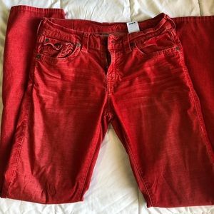 True Religion red jeans size 30